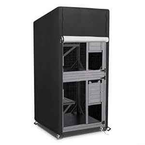 Blesconi Haustierzaunabdeckung Schwarz 63,5x63,5x158cm