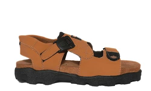 Image of Men's Suede Sports Sandals | Adjustable Strap Design | Lightweight Airmix Sole | Comfortable Sandals | Anti-Slip Casual Footwear | Desert-6