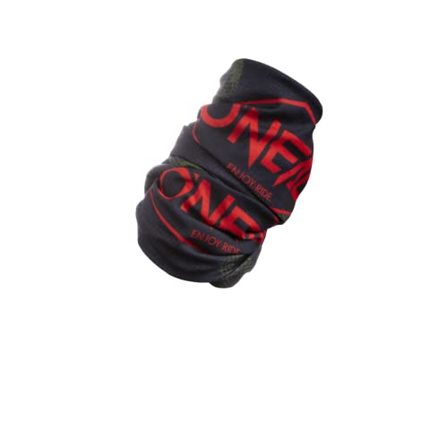 O‘NEAL | Halstuch Schlauch-Schal | Mountainbike Motocross Motorrad | Ungesäumt, Bequemes Material, elastischer Stoff | Neckwarmer Covert | Unisex | Schwarz Grün | Einheitsgröße