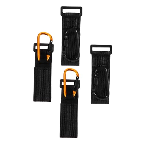 SHOWERORO Stroller Hooks for Hanging Bags 4pcs Baby Stroller Clips Diaper Bag Hooks Secure Carabiner