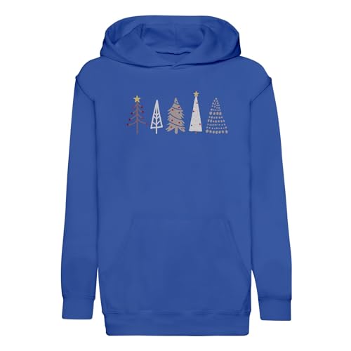 Hoodie enfant sapins de Noël parfait pour les matins d'hiver en famille