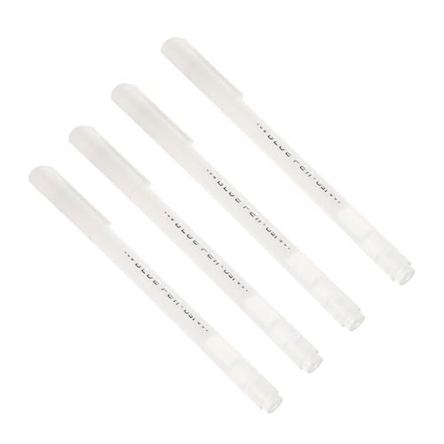 Kichvoe 4 Bolígrafos de Pegamento Forma de Bolígrafo Blanco para Manualidades Secado Rápido y Alta Viscosidad Material de Agua y Resina para y Trabajos Creativos