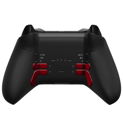 Image of KanKanGou DIY Customised Elite Series 2 Controller Compatible for Xbox Elite Series 2 Controller-Black&Red,Gaming Controller Compatible With Xbox Series S /X,Xbox One,with Accessory Bag [video game]