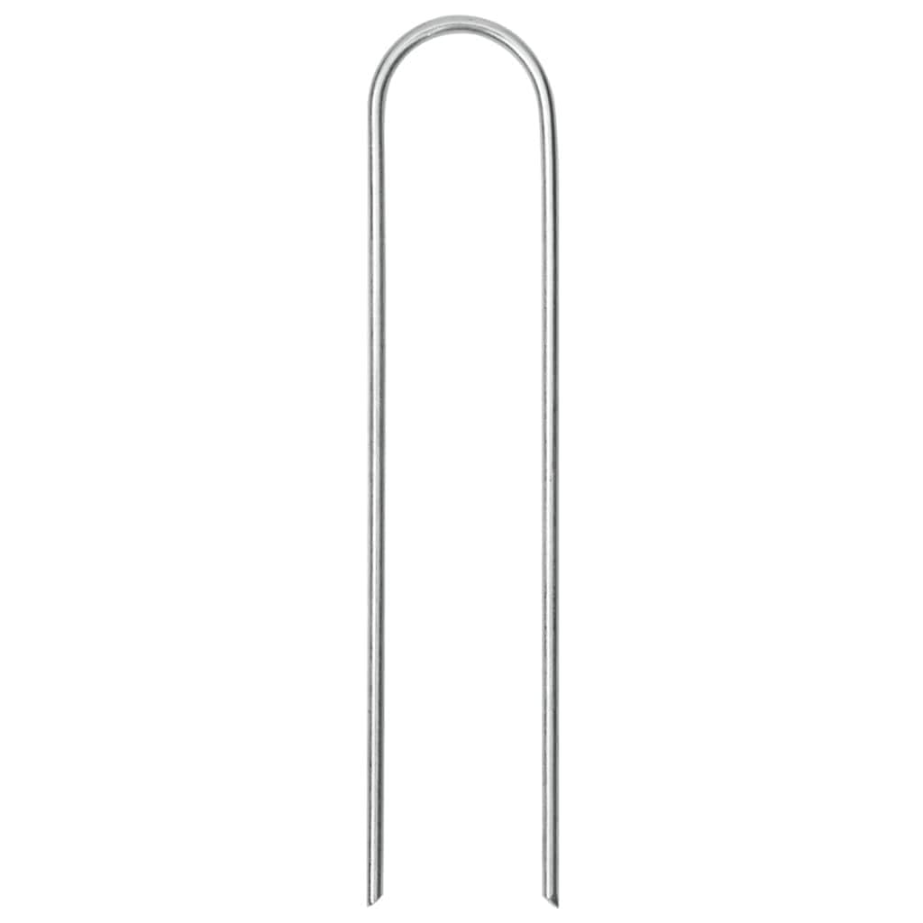 Anclaje de suelo en forma de U STK x 3, acero galvanizado para vellón de malas hierbas, lona de suelo, base de huella, accesorios para tienda de campaña, camping, senderismo, exterior