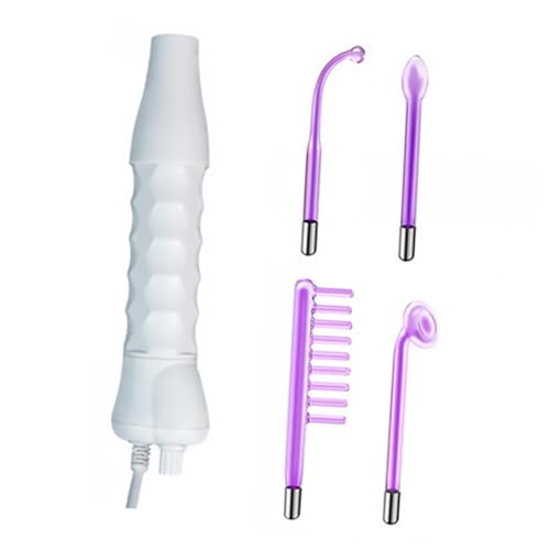 iplusmile Dispositivo Masaje Facial de Alta Frecuencia Máquina Portátil para Lifting y Absorción de Sérum Instrumento de Belleza Facial de Alta Tecnología Uso Doméstico con Tubo de Vidrio