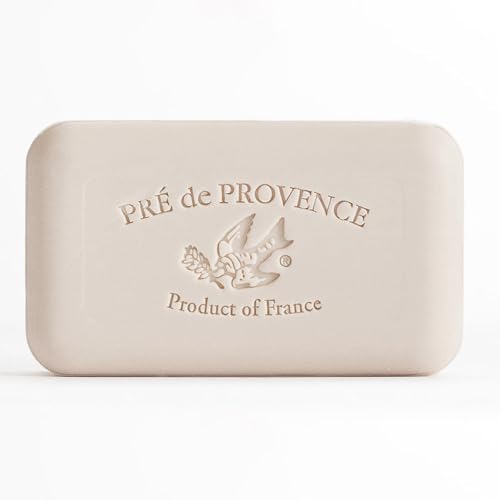 Image of Pre de Provence Artisanal Soap Bar, Natural French Skincare, Enriched with Organic Shea Butter, Quad Milled for Rich, Smooth & Moisturizing Lather, Amande, 5.3 Ounce