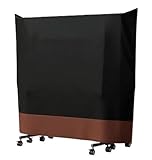inxming 1pc Ping Pong Table Cover 600D Oxford Fabric Heavy Duty Waterproof Dust-Proof Protection for Indoor/Outdoor(Black and Brown)