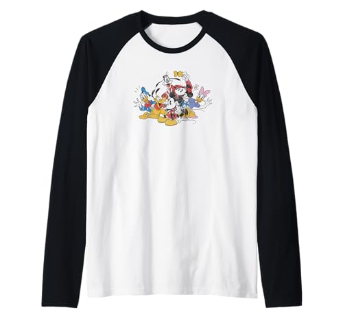 Disney Mickey t-shirt baseball raglan : le confort absolu des Fab 6