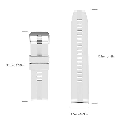 MoKo 3 Pack Correas Repuestos Huawei 22mm Silicone miniatura 6