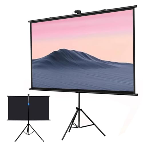 Pantalla para proyector con trípode 72 pulgadas 4:3