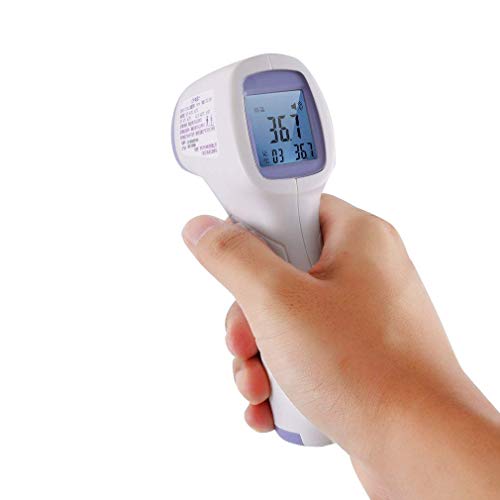 Infrared Thermometer, Non-Contact Instant Reading Digital Thermometer with Fever Alarm, LCD Display Thermometer