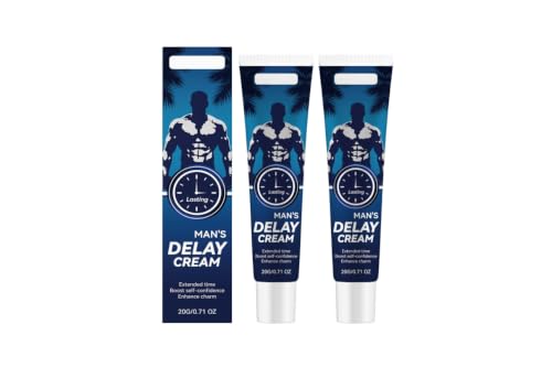 Crema retardante para hombres | Mantén la erección y dura más tiempo,2pcs