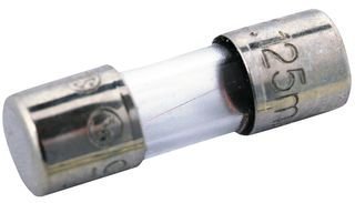 ليتلفوز - 0225002.HXP - فيوز، خرطوشة، 2 A، 5 X15MM، سريع المفعول