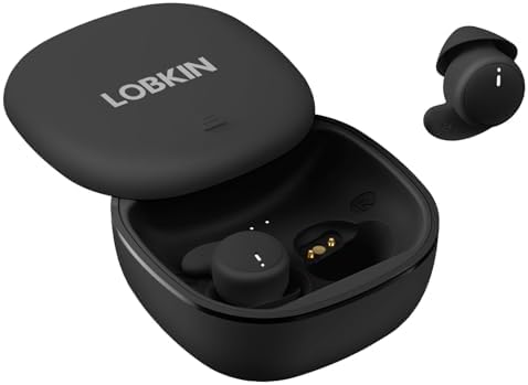 LOBKIN Sleep Earbuds,Wireless Bluetooth 6.0 Noise Blocking Sleepi...