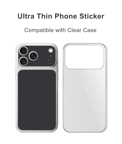 Película trasera para iPhone 17 Pro gris oscuro con protector de lente de vinilo pack de 2 5