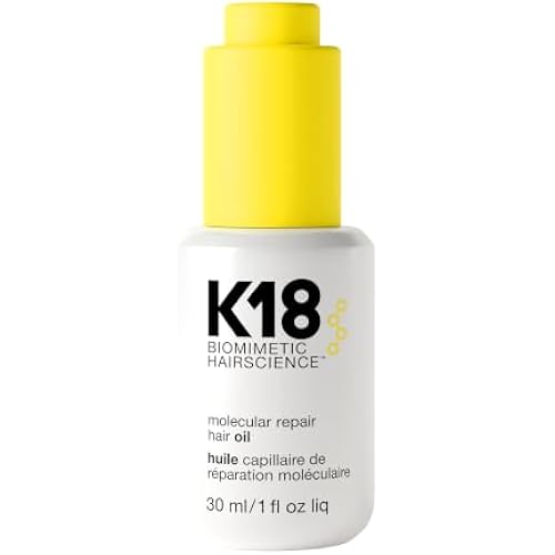 K18 Molecular Repair Hair Oil, Weightless Oil for Stronger, Healthier Hair, Suitable For All Hair Types