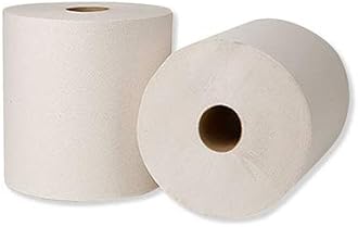 TorkPaper Hand Towel Roll Natural White H21, Universal, 100% Recycled Fiber, 6 rolls x 800 ft, 218004