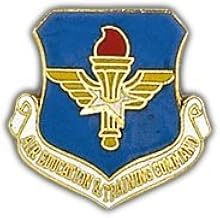 US Air Force Air Education and Training Command Shield Lapel Pin