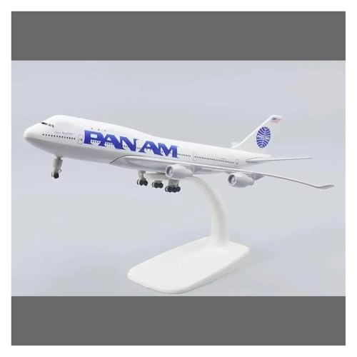 Avión B747 modelo de metal de 20 cm réplica a escala diecast con tren de aterrizaje 4