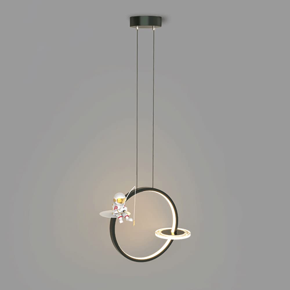 Suspension astronaute LED moderne 16W pour luminaire de chevet enfant