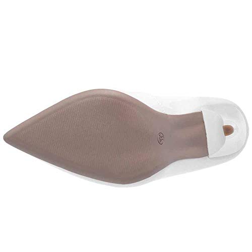 Scarpin Casual Feminino Ellas Online Branco