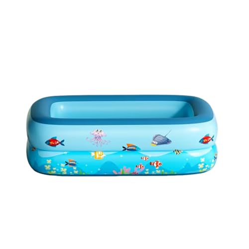 1000-Gallon 120"x60"x23" XL Inflatable Pool - Sleek Minimalist Design, Sun-Kissed
