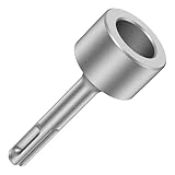 Ground Rod Driver 83mm Heavy Duty Steel Drill Bit Driver Wear Resistant Wide Compatibility Ground Rod Bits Socket for Rotary Hammer Drill Grounding Rods