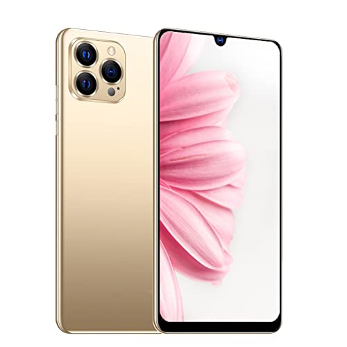 ciciglow Unlocked Smartphone,6.26in 1+8GB Factory Unlocked Android Smartphone,Dual SIM,128GB of Expandable Storage Android Cell Phone,1950mAh,Face Recognition,US Version,Gold