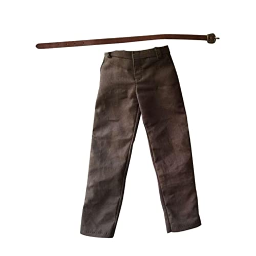 jojomis 1/6 Scale Brown Trousers Belt for DML DID 12'' Male Action Figure3