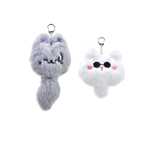 Image of PUCAPOCO JJK Keychain Kawaii Plush Anime Keychain Bag Charms for Purse Backpack Car Best Friend