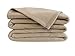 Poyet Motte poleco Coperta in Pile Poliestere Sabbia, Poliestere, Beige, 220x180 cm