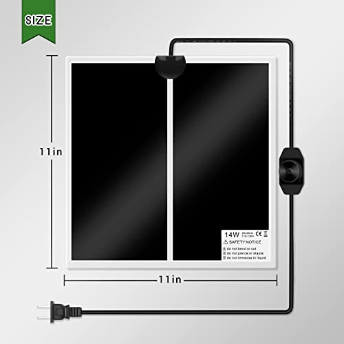 Alfombrilla térmica para reptiles 110V-120V miniatura 2