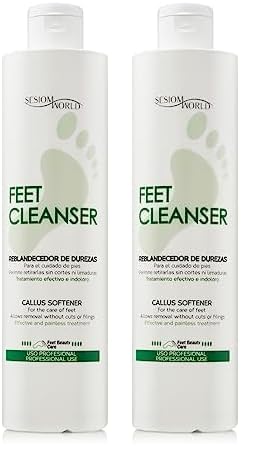 Sesiomworld Reblandecedor Profesional de Durezas Feet Cleanser, 500 ml (Paquete de 2)