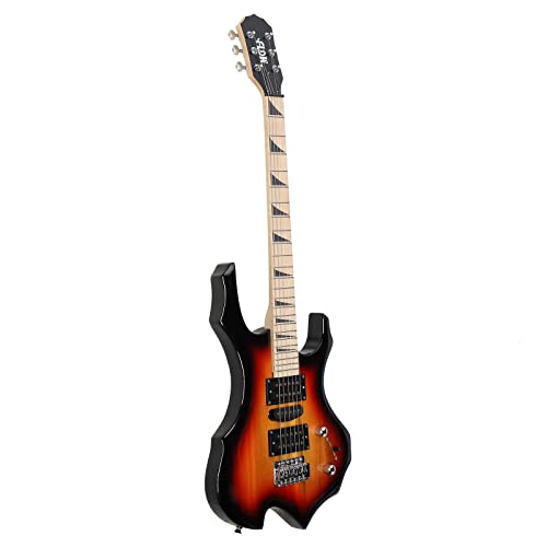 Guitare électrique Ensemble de guitare électrique avec ensemble de haut-parleurs 20 W Housse de guitare, sangle, médiators - Les Beatles, Paul McCartney, John Lennon, RIngo Starr, George Harrison Guitare électrique Ensemble de guitare électrique avec ensemble de haut-parleurs 20 W Housse de guitare, sangle, médiators – Image 5