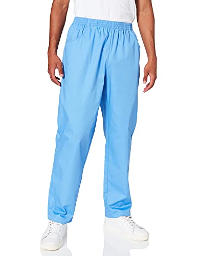 Misemiya 8312 Pantaloni da Lavoro Sanitario, Blu (Celeste 4), S Unisex-Adulto