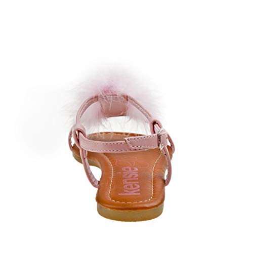 Image of Kensie Girl Girl's Caroline Sandal, Pink, 12 Medium US Little Kid