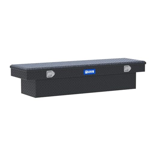 UWS EC10513 69-Inch Matte Black Heavy-Wall Aluminum Truck Tool Box, RigidCore Lid