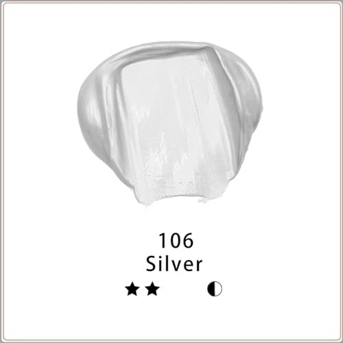 Image of Artecho Silver Acrylic Paint 500ml / 17oz Large Bottle