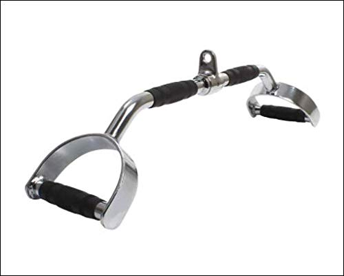 Imported Pro-Grip LAT Bar | Solid Chrome Plated Fire Pro-Grip LAT Gym Bar Pro