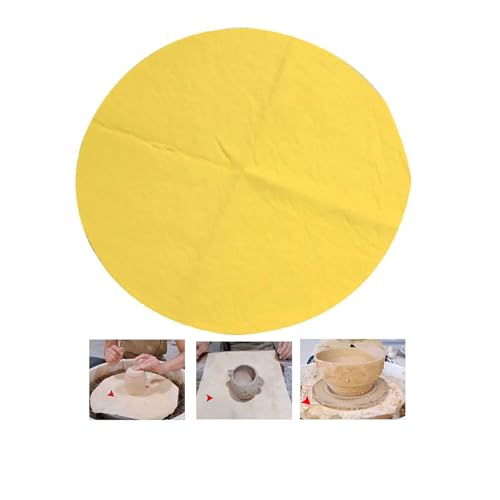 Round Clay Throwing Cloth,Reusable 12 Inch Pottery Wheel Bats Cloth for Making Pottery Ceramics,Pottery Machine Accessories