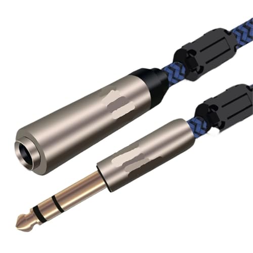 Câble d'extension Jack 6,35 mm mâle femelle pour supprimer les parasites audio sur 3m
