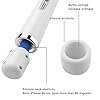 CHARMING 10 Speeds Wired Powerful Handheld Back Massager with Strong Vibration, Personal Therapy Massager for Sports Recovery, Muscle Aches, Full Body Pain (White) #2