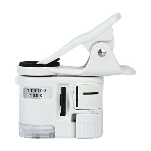 Lente dingrandimento per microscopio facile da trasportare con lente a LED portatile per da per tasca generale degli smartphone