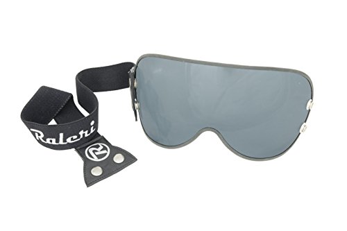 Raleri StrapSter Classic - Visera universal para casco Café Racer y Custom con elástico (Dark) Cover