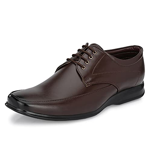 Image of Centrino Men's Formal Shoe |Elegant Lace Up Derby for Business & Casual Wear | Premium Craftsmanship for a Stylish & Sophisticated Look | Cushioned Insole for All-Day Comfort & Support (8657)