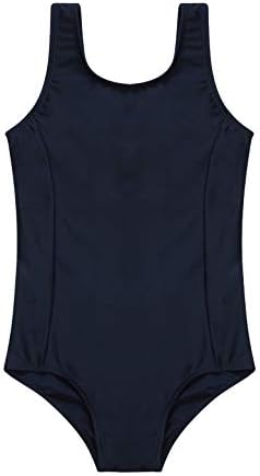 [サニーハグ] スクール水着 女の子 ワンピースタイプ 上下 学校用 140~カップ付き キッズ 小学生 中学生 UPF50+紫外線対策加工 学校標準仕様 プール スイミング ネイビー