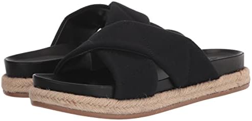 Aerosoles Women's LINNEY WE Slide Sandal, Black Canvas, 5.5 | Image 6