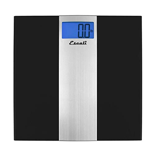 Escali Ultra Slim Digital Bathroom Scale for Body Weight, Bath Scale, High Capacity of 400 lb, Batteries Included #1