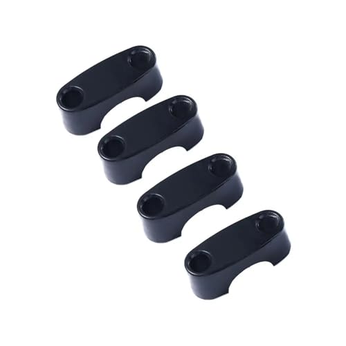 Adaptateur de montage de guidon de moto 22mm usiné en aluminium durable