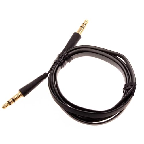 Cable Auxiliar Flat 3.5mm para Audio, Negro miniatura 1